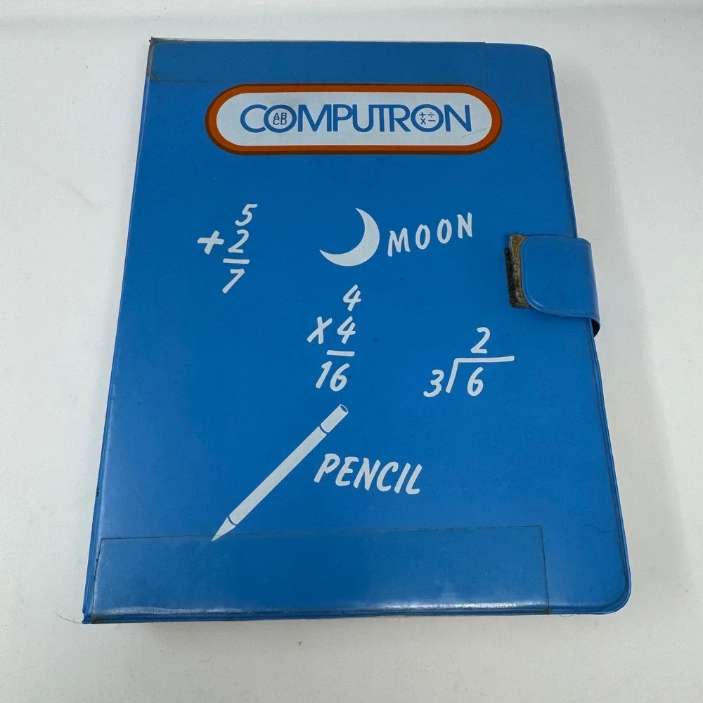 Vintage Computron 1980 Toy 81-04 Non-Working For Parts with Book  Repair Circuit